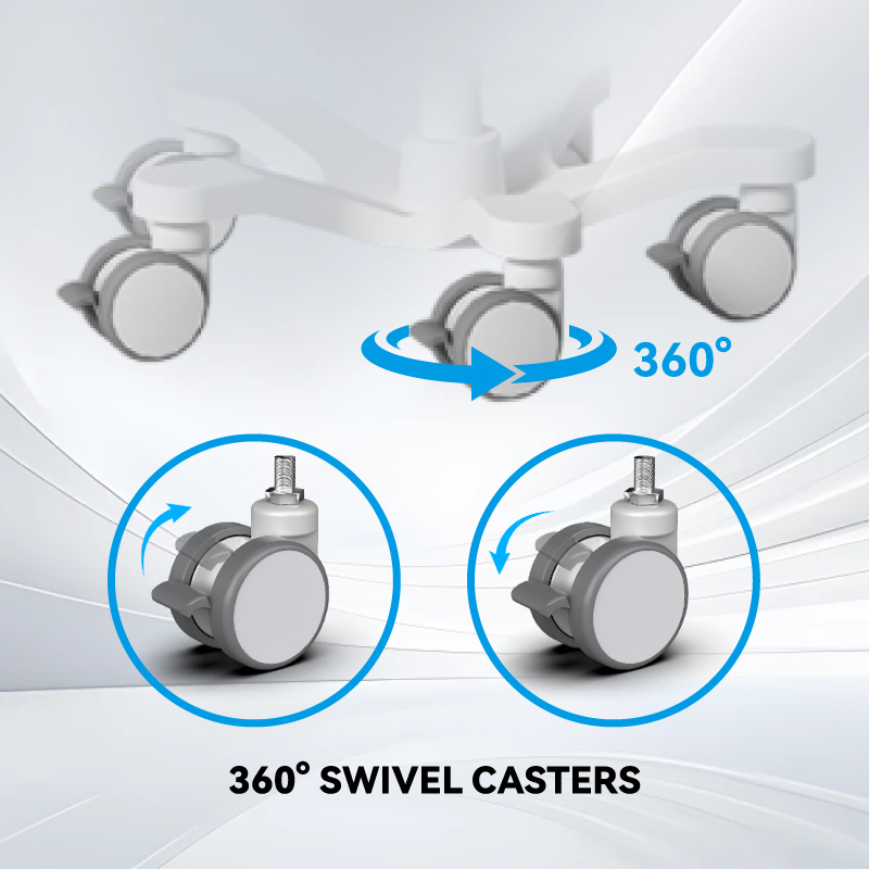 Silent Wheels with Lock
